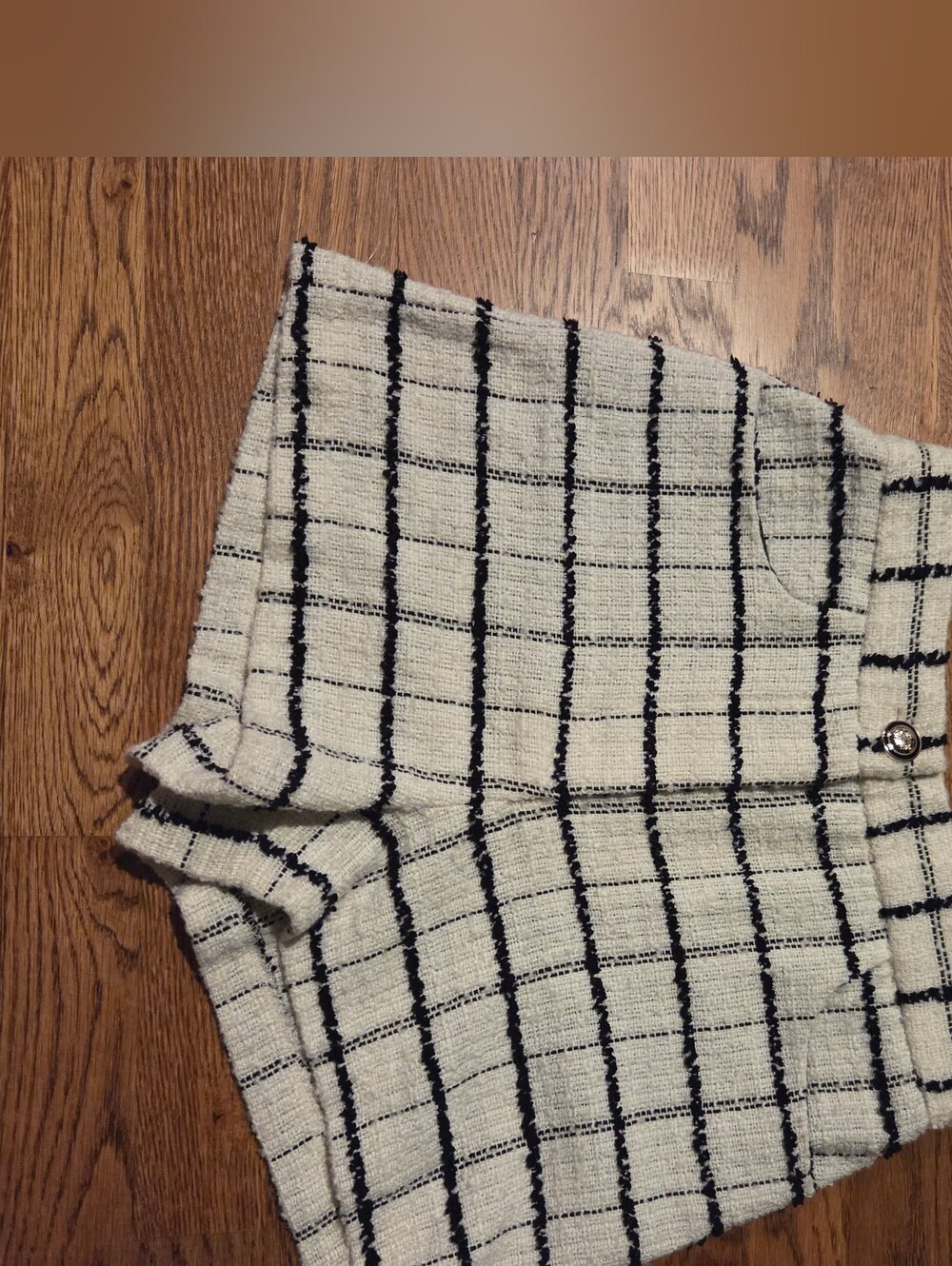ZARA Tweed Set – Blazer & Shorts Size M/S - Picture 11 of 16